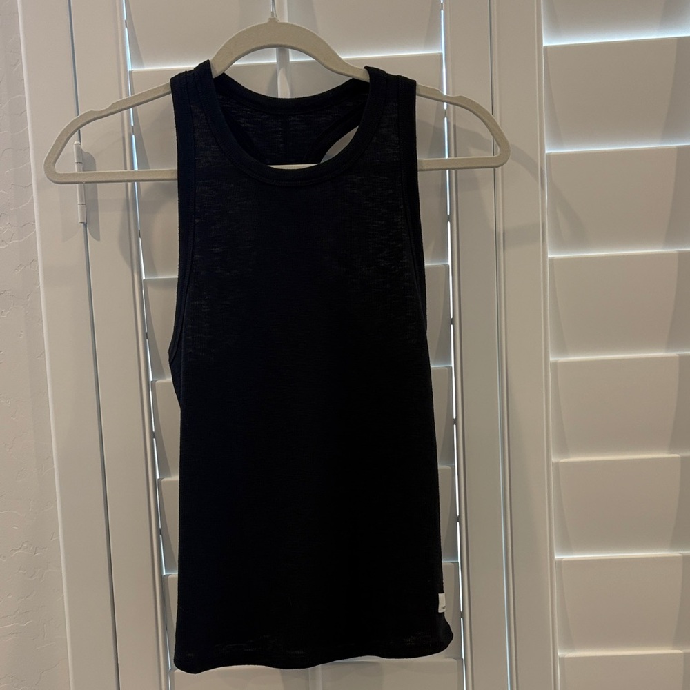 Vuori Black Racerback Tank